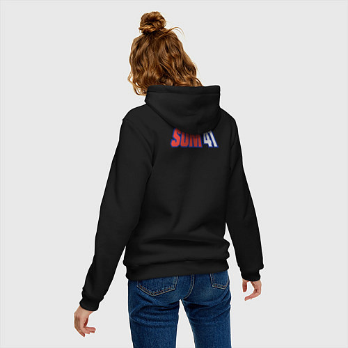 Женская толстовка-худи SUМ 41 / Черный – фото 4