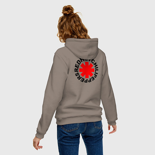 Женская толстовка-худи RHCP альбомы / Утренний латте – фото 4