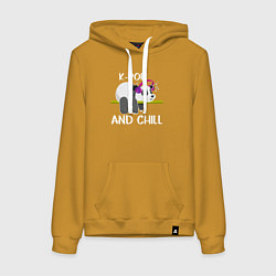 Женская толстовка-худи Панда на кей попе и расслабоне