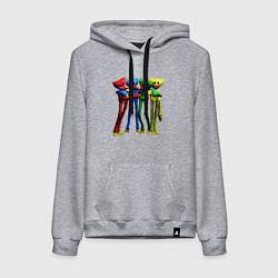 Женская толстовка-худи GAME POPPY PLAYTIME Mini Huggies