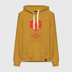 Женская толстовка-худи Ave Dominus Nox клич повелителей ночи