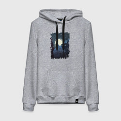 Женская толстовка-худи Джип и пропасть