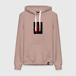 Женская толстовка-худи Punk music girl