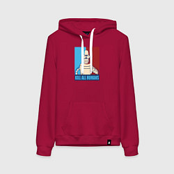 Женская толстовка-худи Bender Futurama