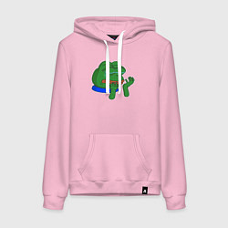 Женская толстовка-худи Лягушонок Пепе в слезах