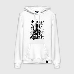 Женская толстовка-худи Rise Against rock