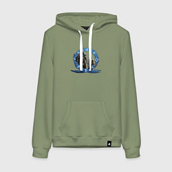 Женская толстовка-худи Сын и отец GoW Ragnarok