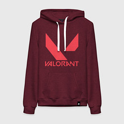 Женская толстовка-худи Valorant - logo