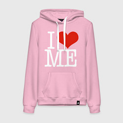 Женская толстовка-худи I love me