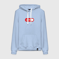 Женская толстовка-худи Love on