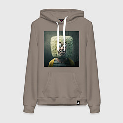 Женская толстовка-худи Человек-квадратная голова