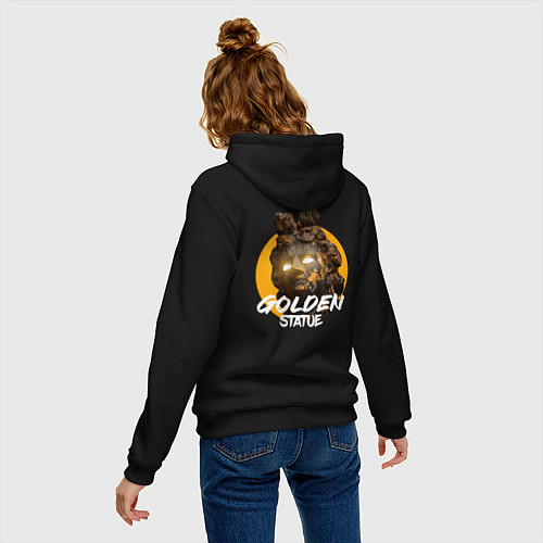 Женская толстовка-худи Открытый разум / Черный – фото 4