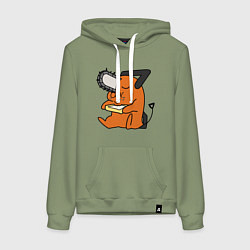 Женская толстовка-худи Пачита ест тост