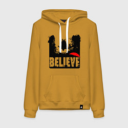 Женская толстовка-худи Верь в Тоторо