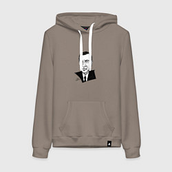 Женская толстовка-худи Сергей Рахманинов