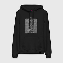 Женская толстовка-худи Joy Division ёлки новогодний