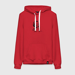 Женская толстовка-худи Мэрилин Монро силуэт