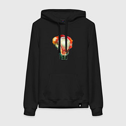 Женская толстовка-худи Лампочка Ильича