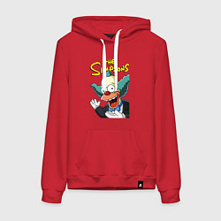 Женская толстовка-худи Krusty the clown