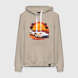 Женская толстовка-худи Ретро Феррари