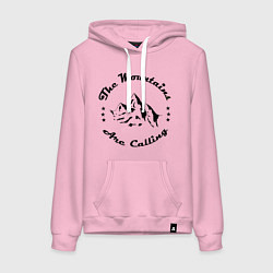 Женская толстовка-худи Горы зовут - The mountains are calling