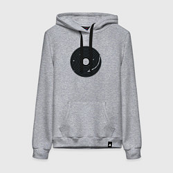 Женская толстовка-худи Космический винил