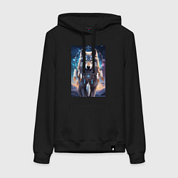 Женская толстовка-худи Шаман волк