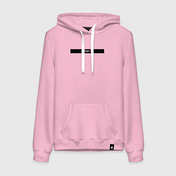 Толстовка-худи хлопковая женская Сибирь регионы России, цвет: светло-розовый