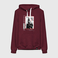 Женская толстовка-худи Танджиро взрослый - Клинок демонов