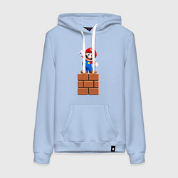 Женская толстовка-худи Маленький Марио