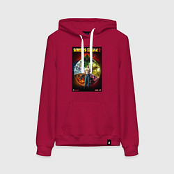 Толстовка-худи хлопковая женская Serious Sam 2 - all bosses, цвет: маджента