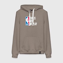 Женская толстовка-худи NBA вот почему мы играем