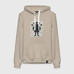 Женская толстовка-худи Large TV Man