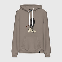 Женская толстовка-худи Камерамен победил скибиди туалет