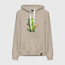 Женская толстовка-худи Добрый дракон 2024