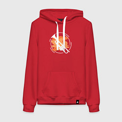 Женская толстовка-худи Джазовая труба