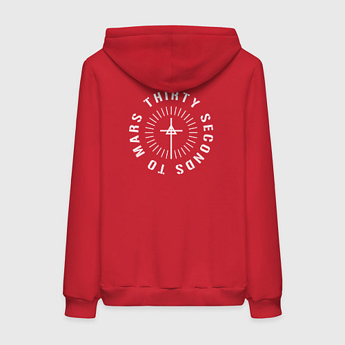 Женская толстовка-худи Mars 30STM / Красный – фото 2
