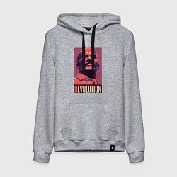 Женская толстовка-худи Lenin revolution