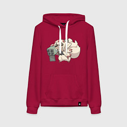 Женская толстовка-худи Опасная Фапута