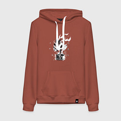 Женская толстовка-худи Гароу на камне