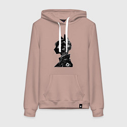 Женская толстовка-худи Кибер кошечка - аниме