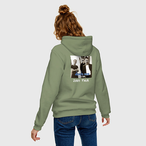 Женская толстовка-худи Depeche Mode - Exciter tour 2021 / Авокадо – фото 4