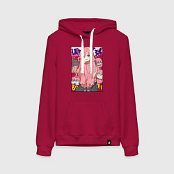 Женская толстовка-худи Неуверенная Хитори - Bocchi the Rock