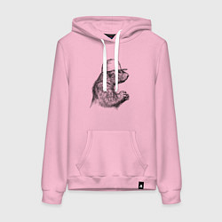 Женская толстовка-худи Суслик в кепке