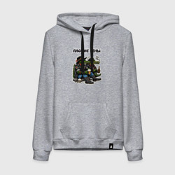 Женская толстовка-худи Плохие Гены - крокодилы с вредными привычками