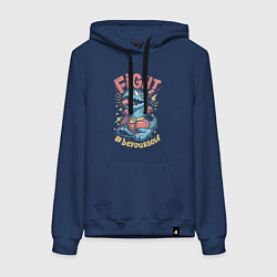 Женская толстовка-худи Fight Dark