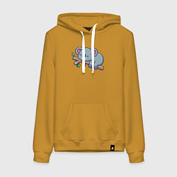 Женская толстовка-худи Коала на ветке