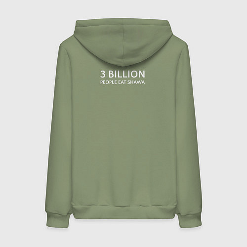 Женская толстовка-худи Senior shawa developer white / Авокадо – фото 2