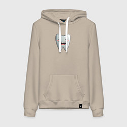 Женская толстовка-худи Улыбающийся зуб