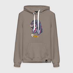 Женская толстовка-худи Oh no, my tea - Wriothesley